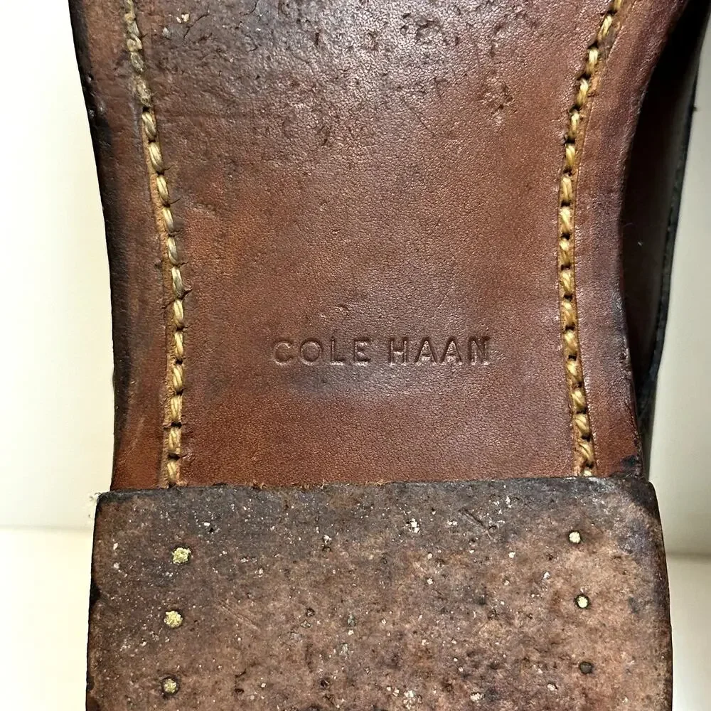 VGUC Rancourt & Co. x Cole Haan Split Toe Derby Brown Calf Made Maine USA 8.5 D